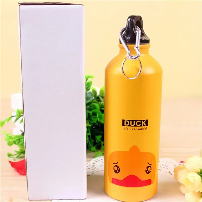 Insulated Stainless Steel Cartoon Mug – Kids Water Bottle for School Sports