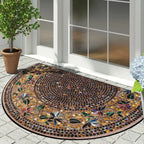 Retro Non-Slip Entrance Mat – Wear-Resistant Absorbent Rug for Home Decor