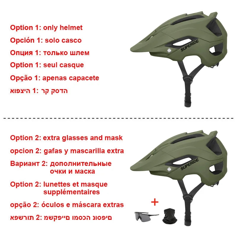 In-mold MTB Cycling Helmet – Impact-Resistant Gear for Mountain Bike Riders