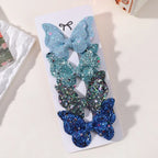 Sequined Butterfly Hair Clips – Cute Decorative Bows for Toddler Hairstyles