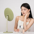 Adjustable LED Makeup Mirror – Metal Desktop Vanity Light for Daily Beauty