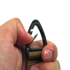 Nylon Tactical Glove Hook – Durable Carabiner Clip for Outdoor Camping