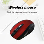 Ergonomic Wireless Optical Mouse – 6D Gaming Peripheral for PC Laptop
