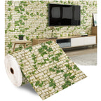 3D Foam Brick Wallpaper – Self-Adhesive Waterproof Wall Sticker for Home Decor