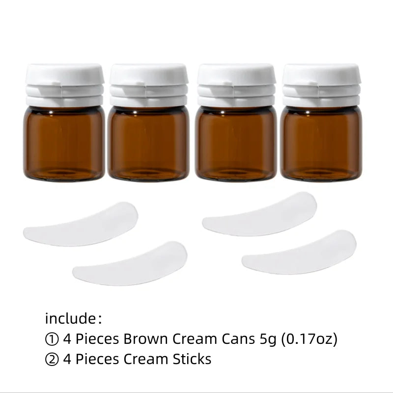 Refillable Glass Cosmetic Jars – Mini Travel Containers for Skincare Storage
