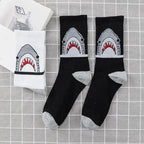 Harajuku Cotton Crew Socks – Unisex Hip Hop Streetwear for Casual Wear
