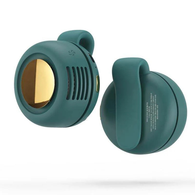 Portable Bladeless Waist Fan – 3-Speed Silent Cooling for Outdoor Work