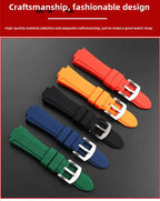 Rubber Watch Strap – Silicone Diving Band for Oris Aquis Series