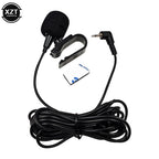 External Wired Microphone – 2.5mm/3.5mm Stereo Plug for Car Radio Hands-Free