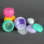 Mushroom Shape Cosmetic Jars – Refillable Travel Containers for Skincare