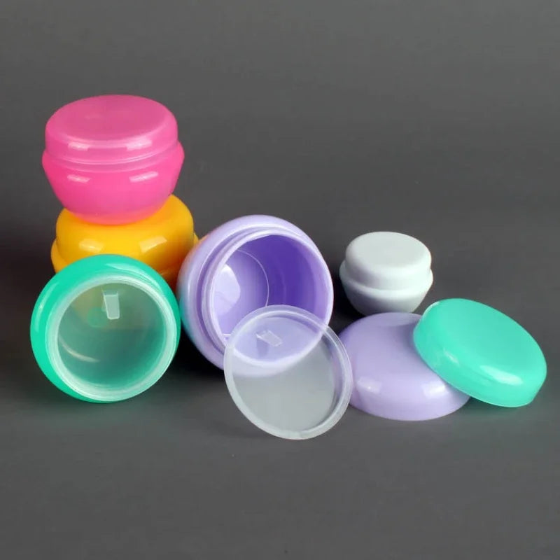 Mushroom Shape Cosmetic Jars – Refillable Travel Containers for Skincare