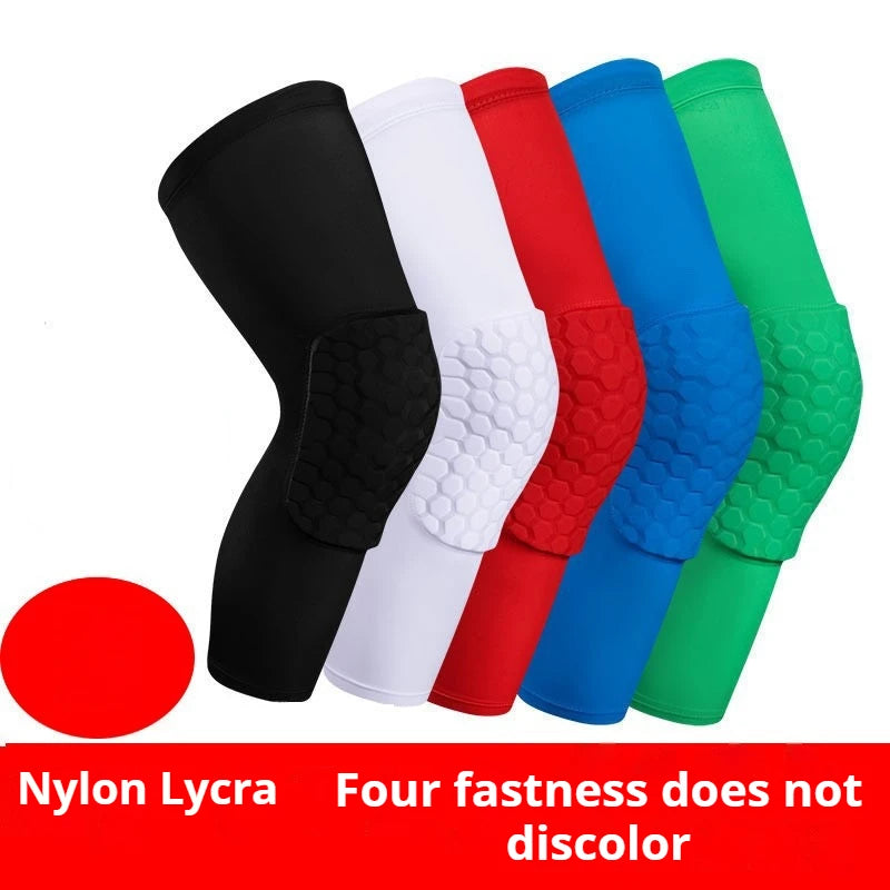 Honeycomb Nylon Knee Pads – Breathable Protective Gear for Sports and Running