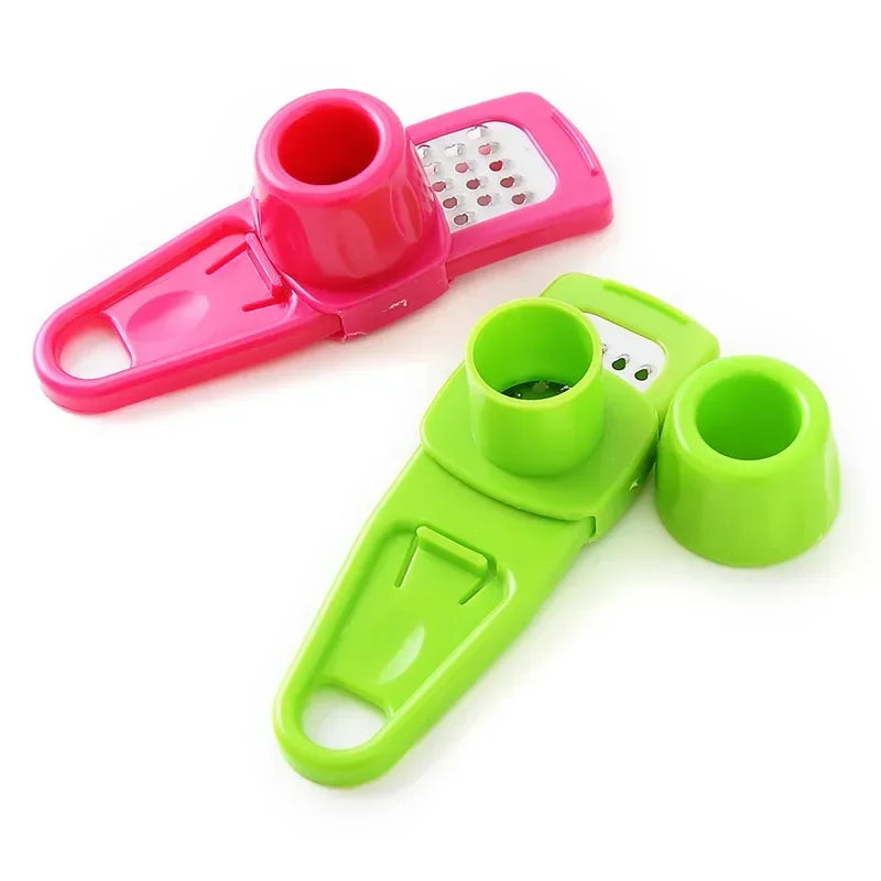 Multi-Function Garlic Peeler – Ginger Grater and Slicer for Kitchen Cooking