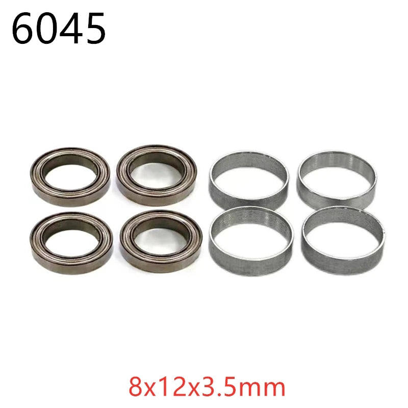 RC Car Spare Parts – Oil Shock Absorbers and Tires for 1/16 Scale Models