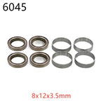 RC Car Spare Parts – Oil Shock Absorbers and Tires for 1/16 Scale Models