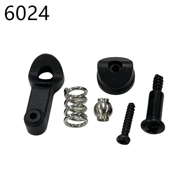 RC Car Spare Parts – Oil Shock Absorbers and Tires for 1/16 Scale Models