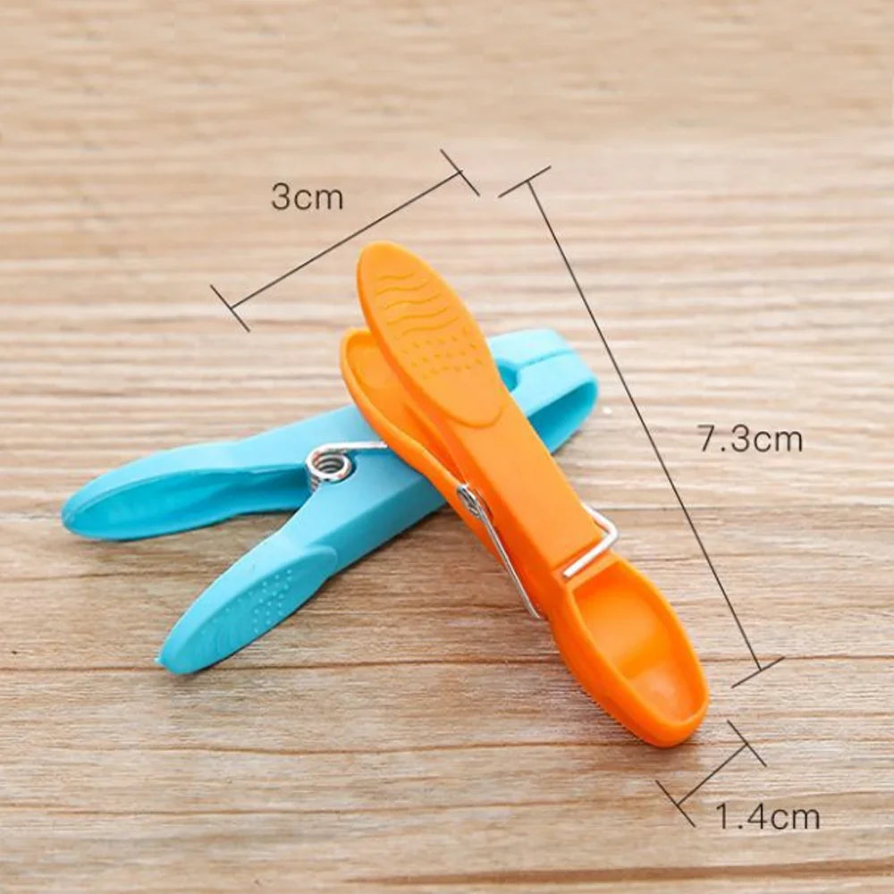 Plastic Clothespins – Heavy Duty Laundry Clips for Drying Clothes and Towels