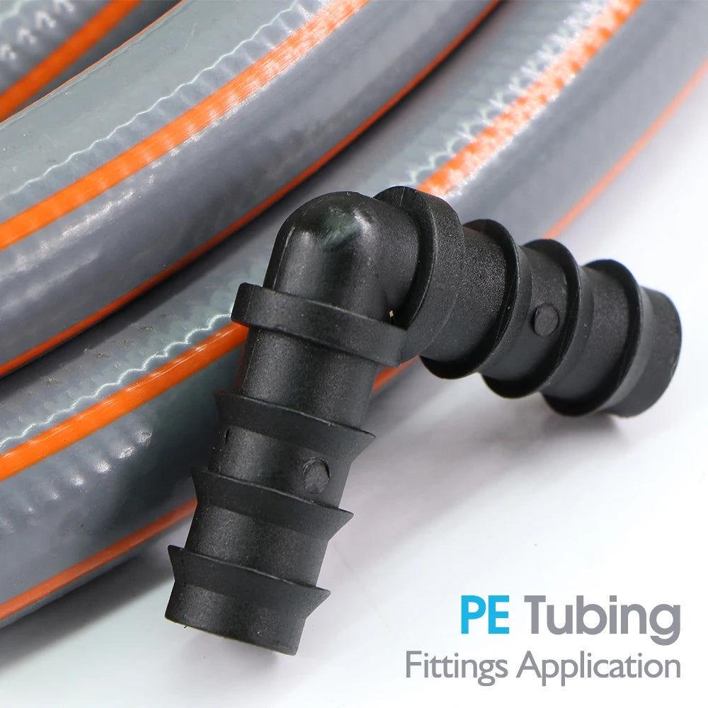 16mm Barbed Elbow Connectors – Irrigation Fittings for Greenhouse Watering