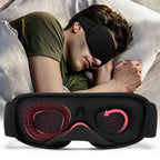Memory Foam Sleep Mask – Ergonomic 3D Blindfold for Travel and Sleeping