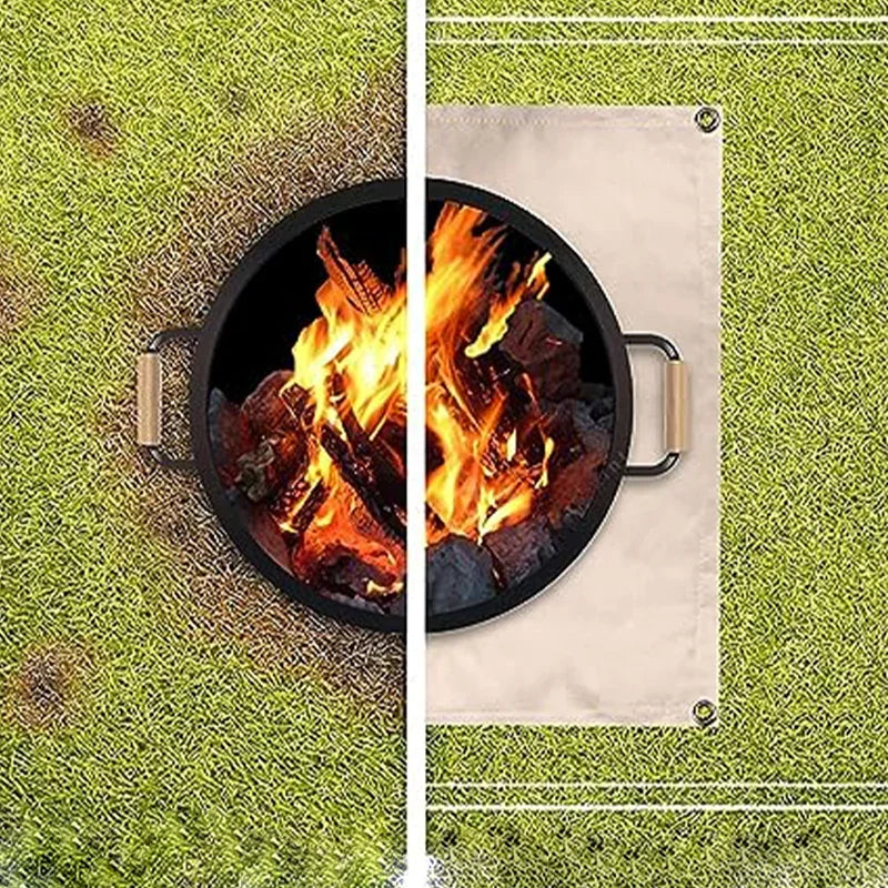 Fire Retardant Grill Mat – Heat Resistant Protection for Outdoor BBQ Camping