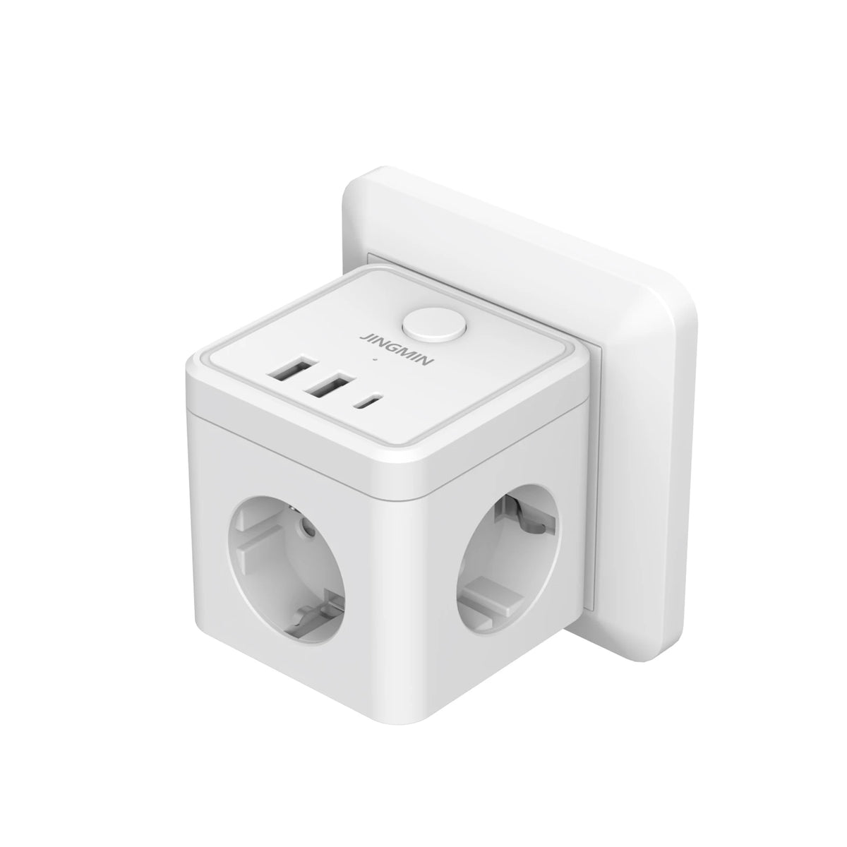 Wall Socket Extender – USB Charging Cube Adapter for Travel and Office