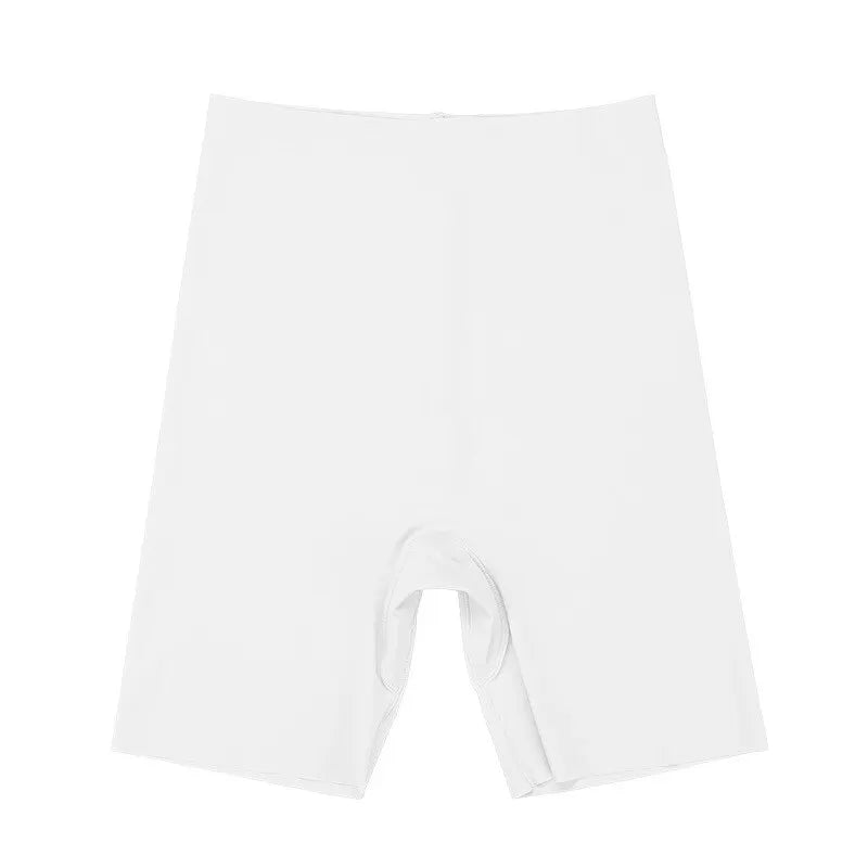 Seamless High Waist Boyshorts – Tummy Control Ice Silk Underwear for Women