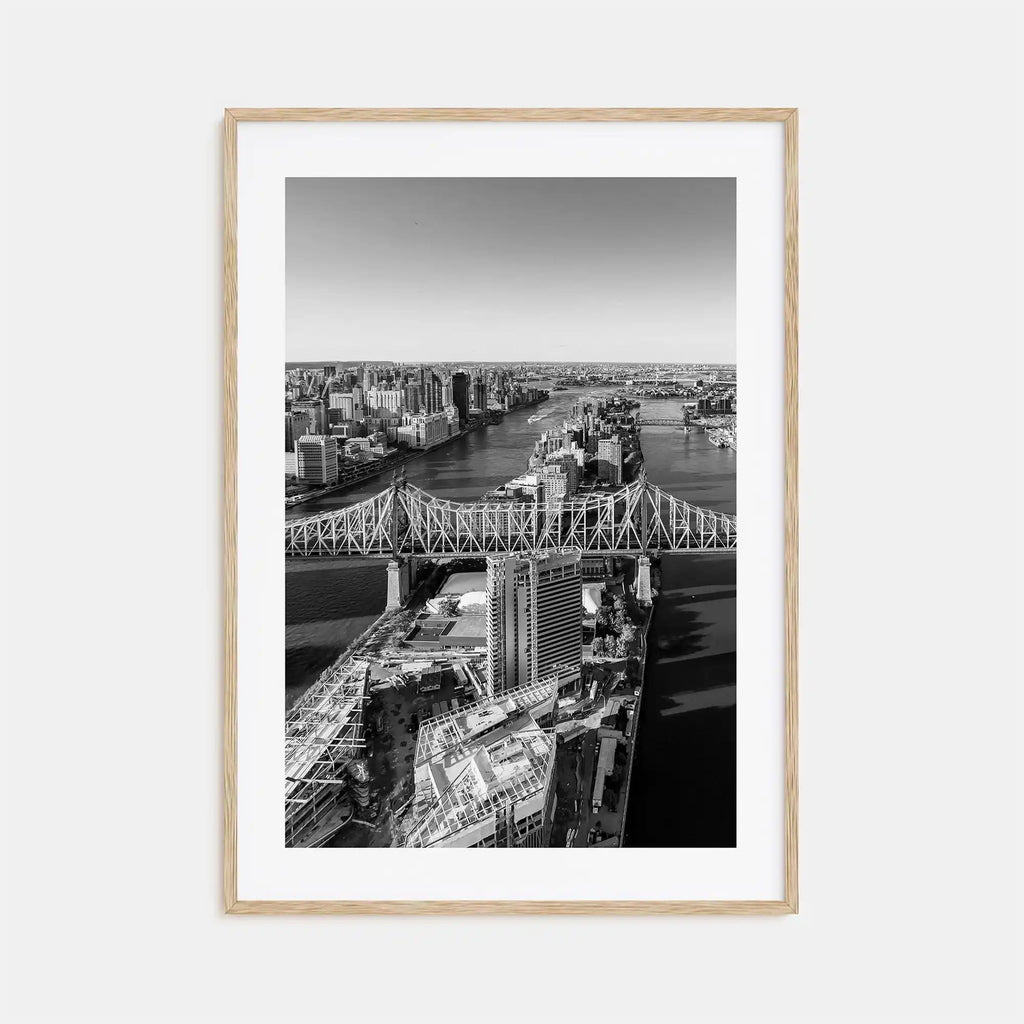 NYC Map Canvas Wall Art – Black and White Cityscape Print for Home Decor