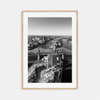 NYC Map Canvas Wall Art – Black and White Cityscape Print for Home Decor