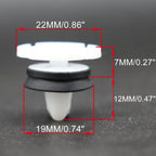Interior Trim Panel Clips – Automotive Moulding Fasteners for Peugeot and Citroen