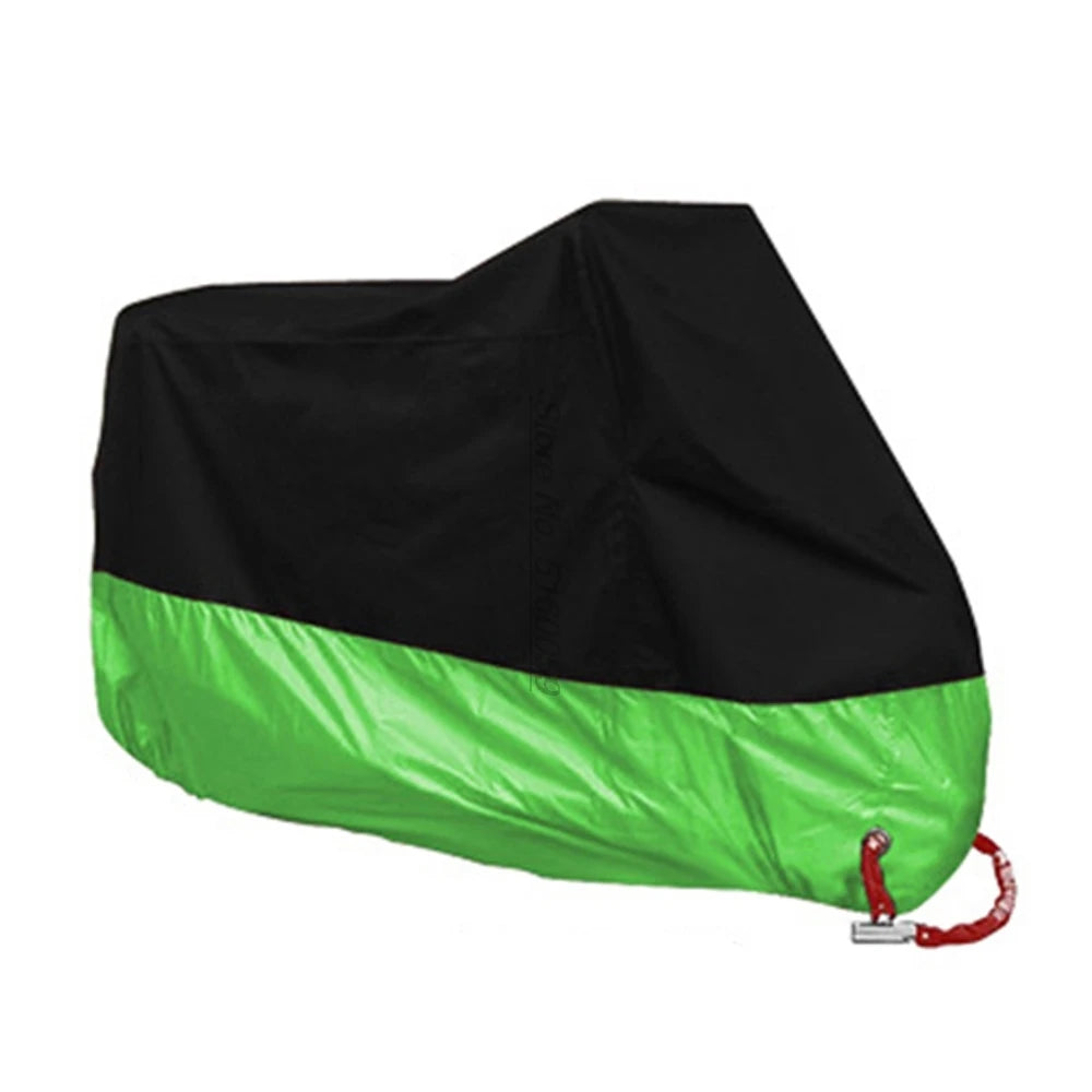 Universal Waterproof Motorcycle Cover – UV Protective Shield for Outdoor Storage