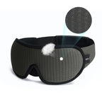 Soft 3D Contoured Eye Mask – Breathable Light Blocking for Travel Sleeping