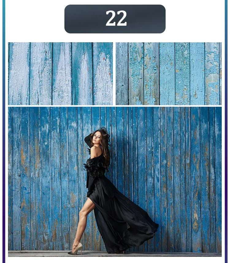 Marble Wood Grain Photography Backdrop – 57x87cm Waterproof Studio Props
