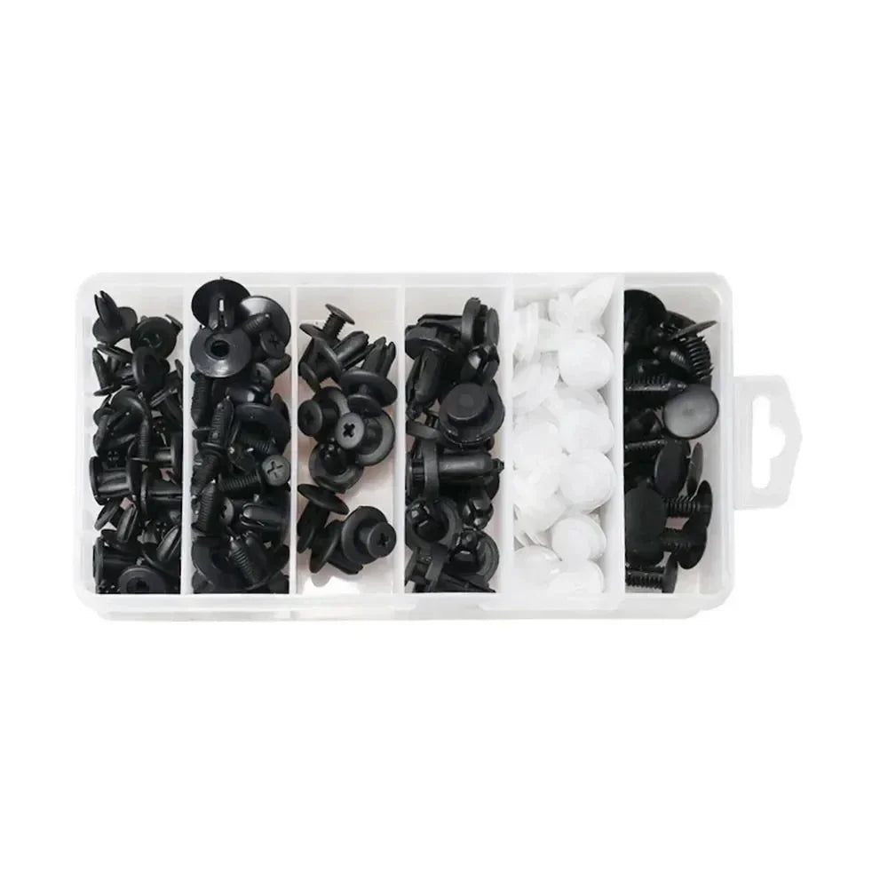 Automotive Plastic Fastener Kit – Bumper and Fender Rivet Retainers for Car Repair