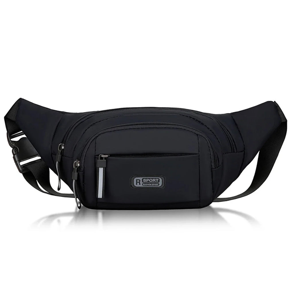 Ultra Thin Canvas Waistpack – Lightweight Men's Belt Bag for Travel Outdoor