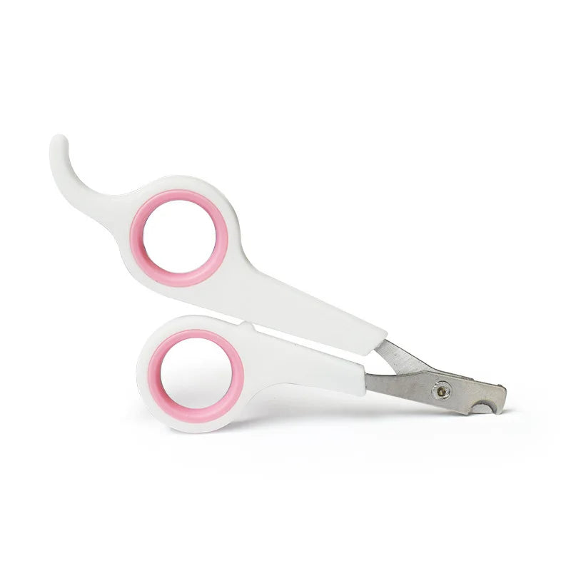 Stainless Steel Pet Nail Clippers – Professional Grooming Tool for Dogs and Cats