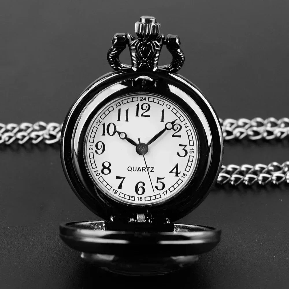 Prince and Rose Pocket Watch – Vintage Pendant Clock for Kids Men and Women
