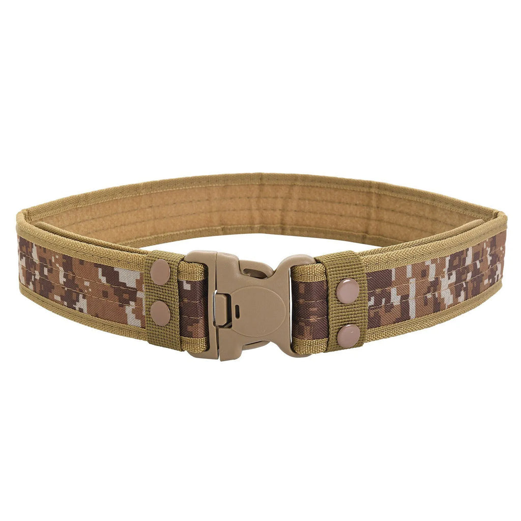 Tactical Camouflage Belt – Heavy Duty Nylon for Outdoor Mountaineering