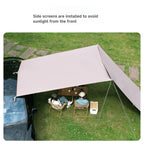 Portable Car Awning Tarp – Lightweight Vehicle Shelter for Camping