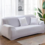 Stretch Milk Silk Sofa Cover – Fitted Couch Slipcover for Living Room Furniture