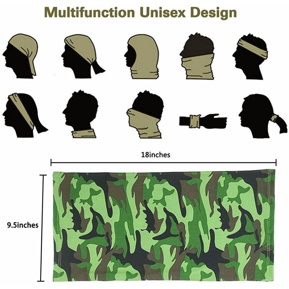 Ice Silk Turban Bandana – UV Protection Neck Mask for Outdoor Cycling Hiking