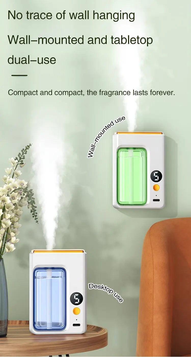 Automatic Essential Oil Diffuser – Car Aromatherapy Air Freshener for Home