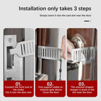 Portable Metal Door Lock – Punch-Free Security Latch for Hotel and Travel