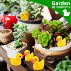 Miniature Resin Duck Figurines – Tiny Animal Charms for Micro Landscapes