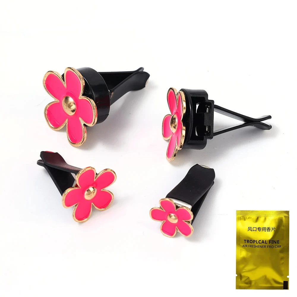 Daisy Car Air Vent Diffuser – Cute Floral Aroma Clip for Auto Interior Decor