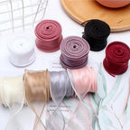 Chiffon Silk Ribbon – 10 Yard Organza Fabric for Wedding Decor and Crafting