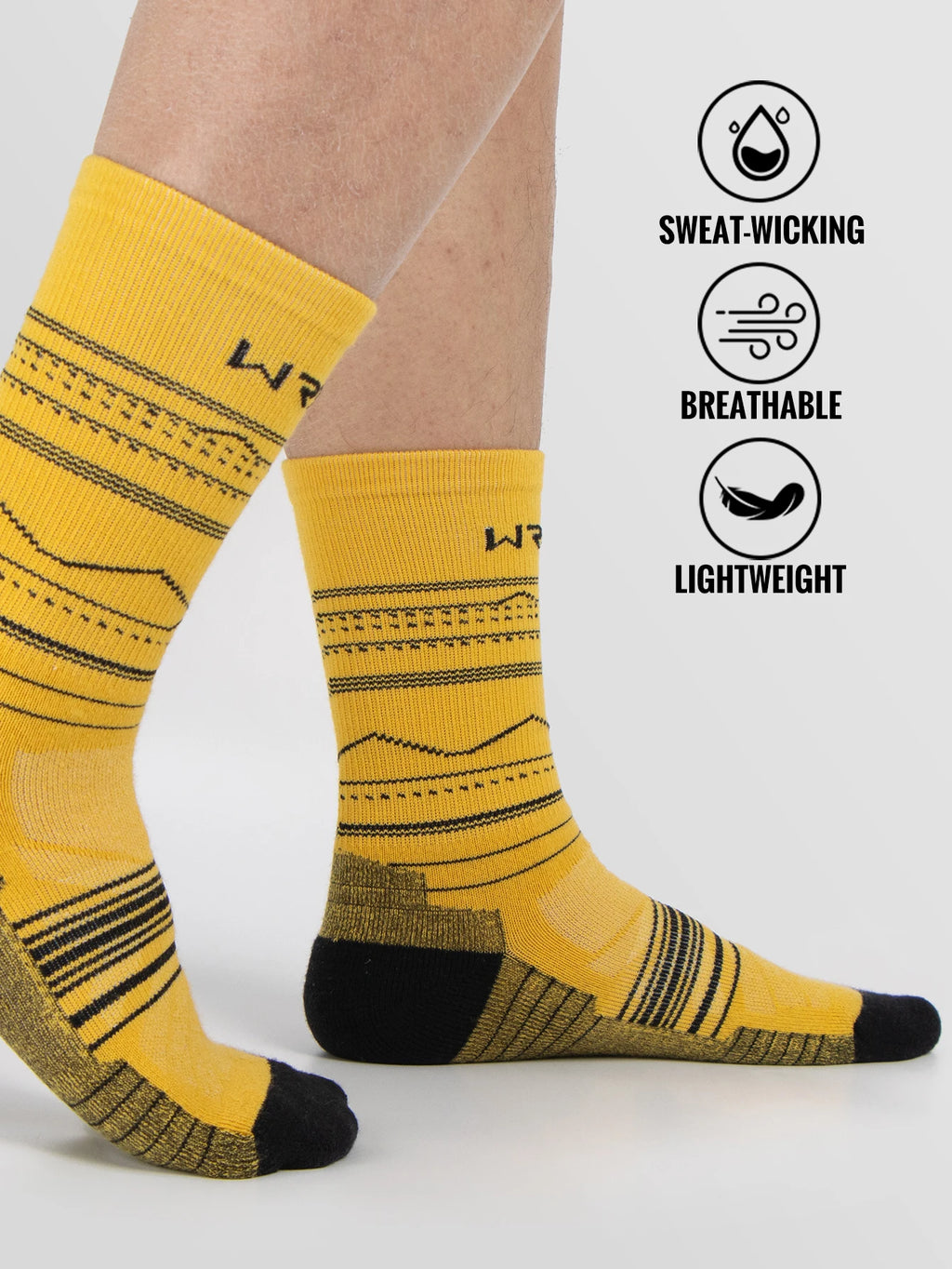 Merino Wool Hiking Socks – Lightweight Mid-Calf Performance for Outdoor Sports