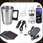 Car Headlight Restoration Kit – Professional Lens Repair Liquid Tool