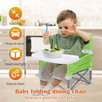 Portable Baby Booster Seat – Folding Dining Chair for Travel and Outdoor Use