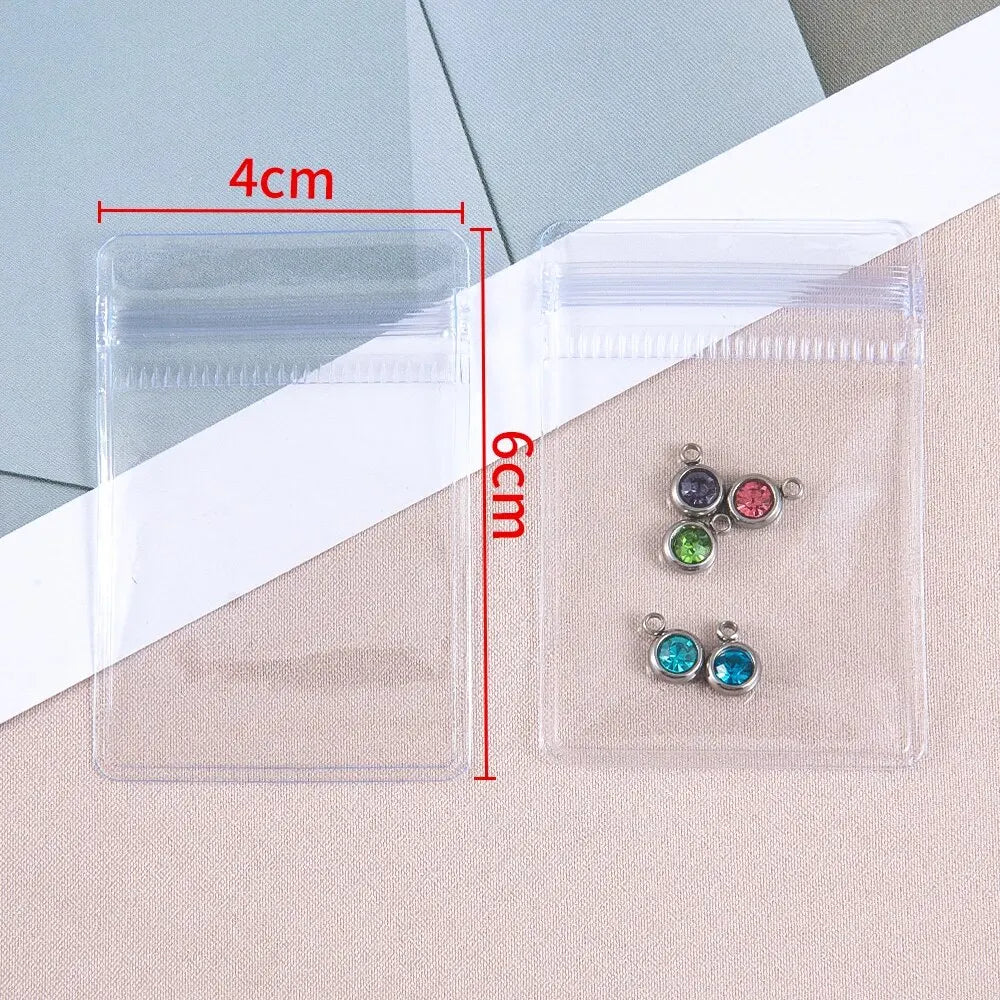 Transparent Jewelry Storage Bags – Anti-Oxidation Pouches for DIY Packaging