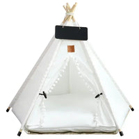 Portable Pet Teepee – Washable Indoor House for Cats and Small Dogs